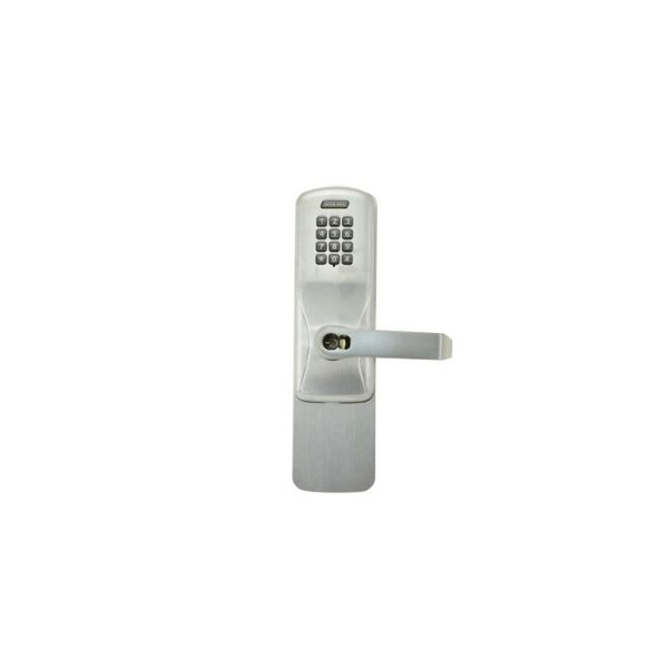 Standalone Keypad Programmable Electronic Lock Surface Vertical Exit Trim Classroom / Storeroom Keyp